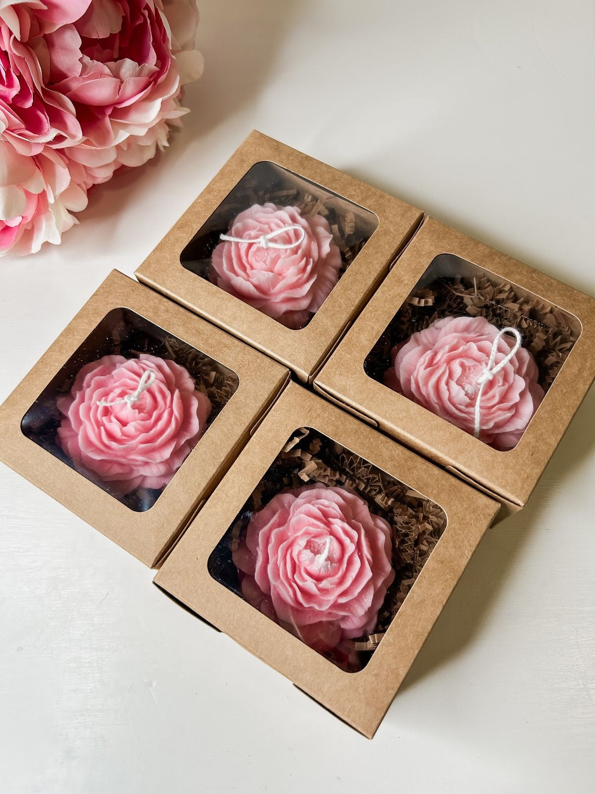 Floating Scented Peony Candles | Valentine Edition